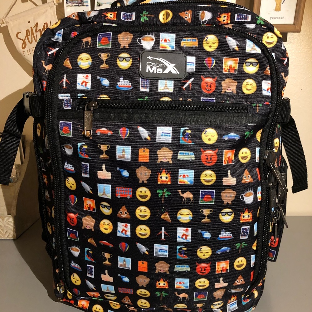Carry On-Cabin Max Emoji Bookbag